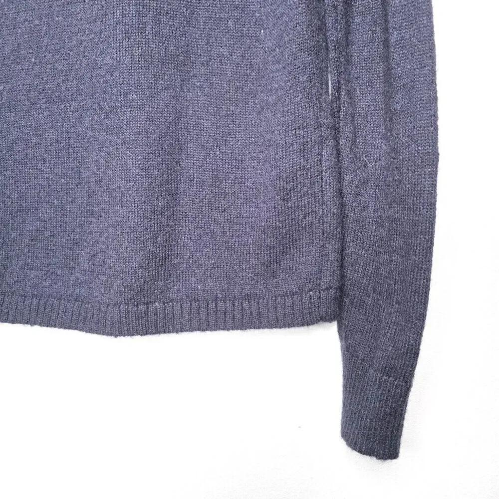 Woolrich Scenic Graphic Wool Mohair Blend Knit Sweater Mountain Camp Landscape